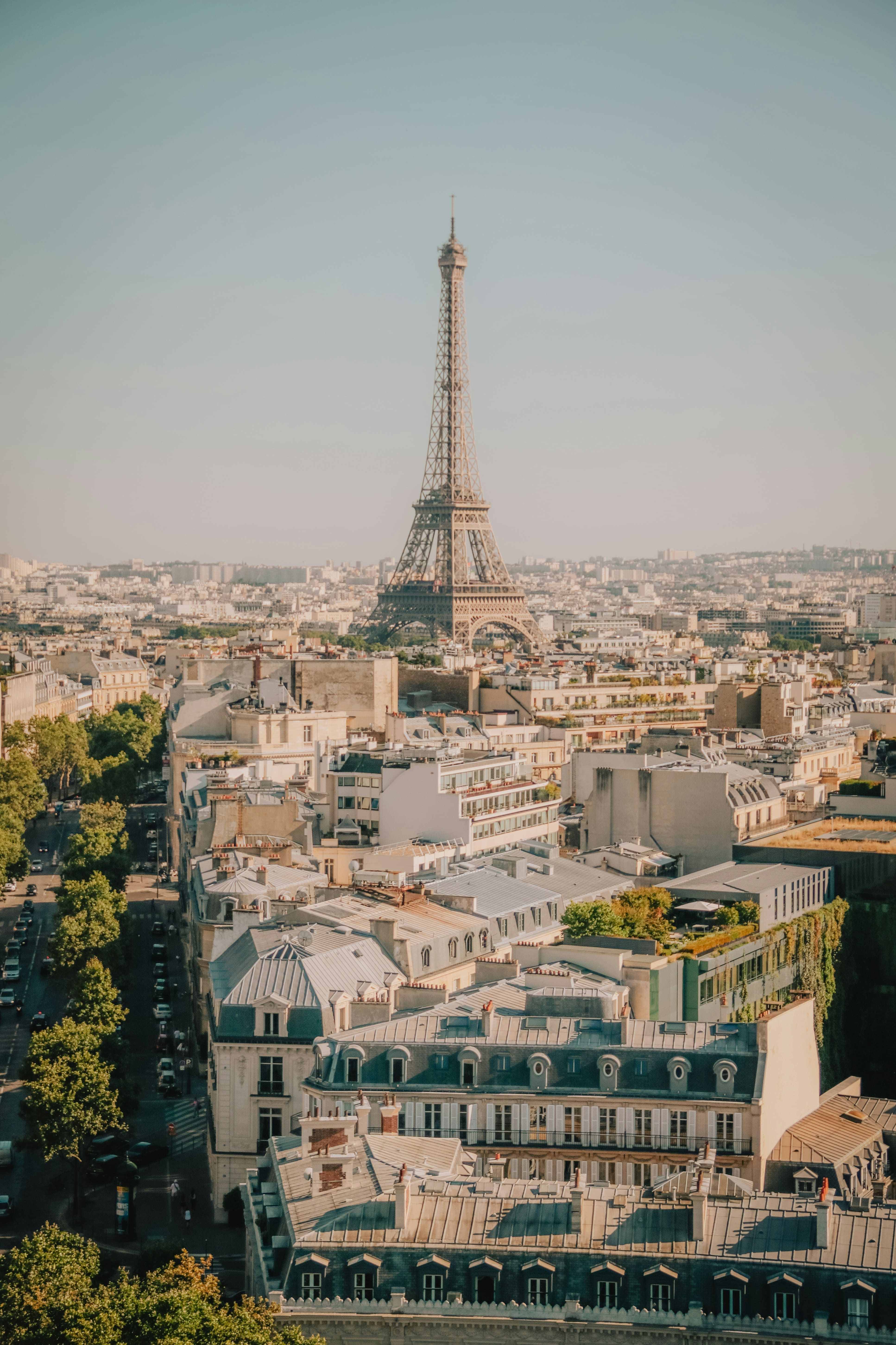 French flag with Eiffel Tower - study abroad destination
