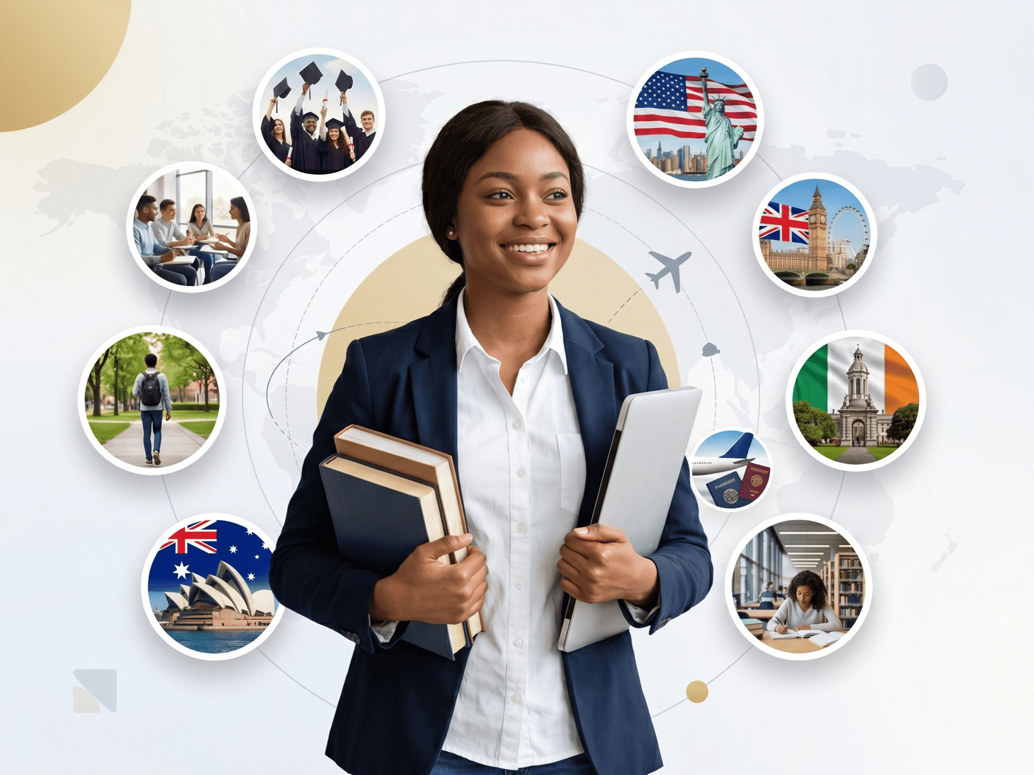 Graduated student abroad